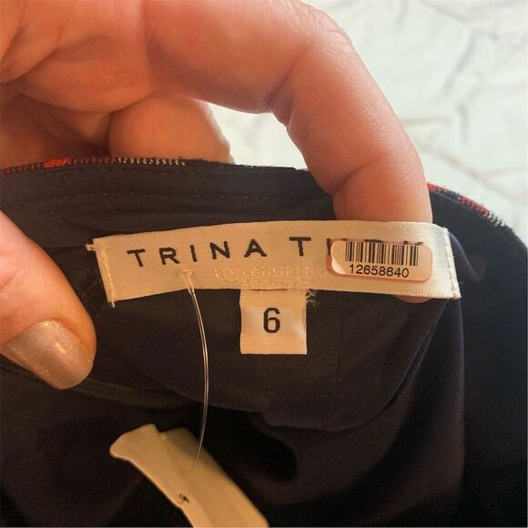 Trina Turk Women's Plaid Mini Skirt Size 6 Multicolor Casual - Picture 3 of 7